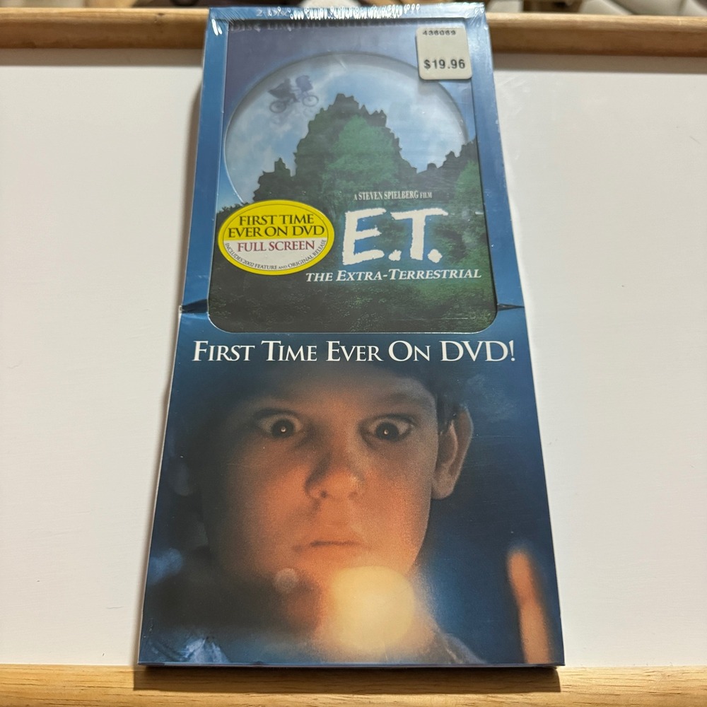 E.T. The Extra-Terrestrial DVD 2-Disc Limited Collector Edition Sealed Long Box